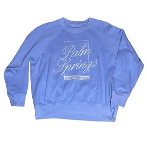 Periwinkle Palm Springs Crewneck